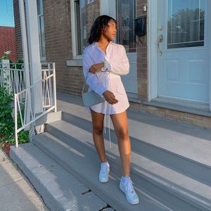 White shirt dress worn once